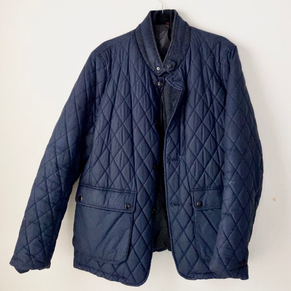 Ted Baker Garyen Quilted Jacket - Navy